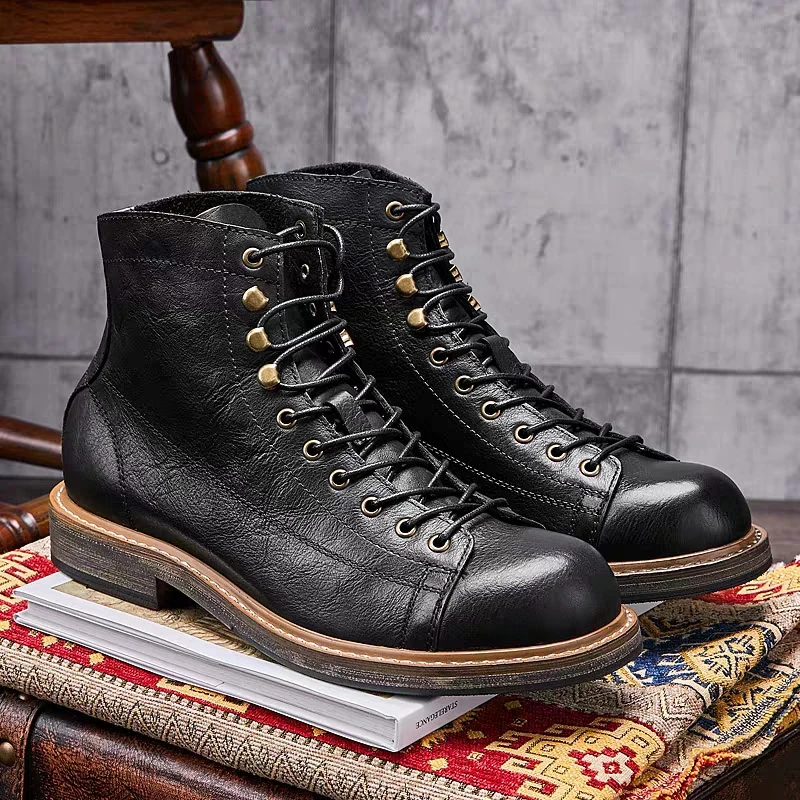 Leather Work Dress - El yapımı İngiliz Büyük Boy Erkek