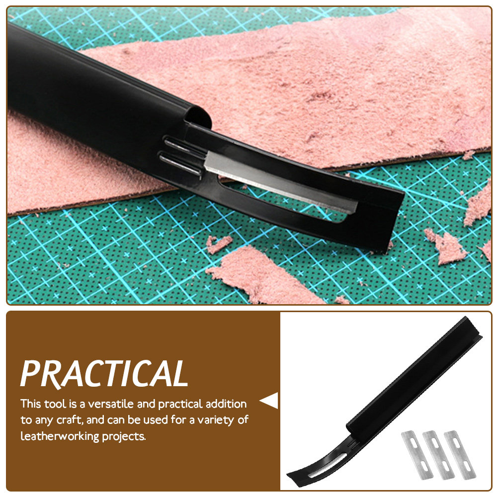 Leatherwork Edge Beveler - 1 Set Kenar İnceltme Aleti Dikişsiz