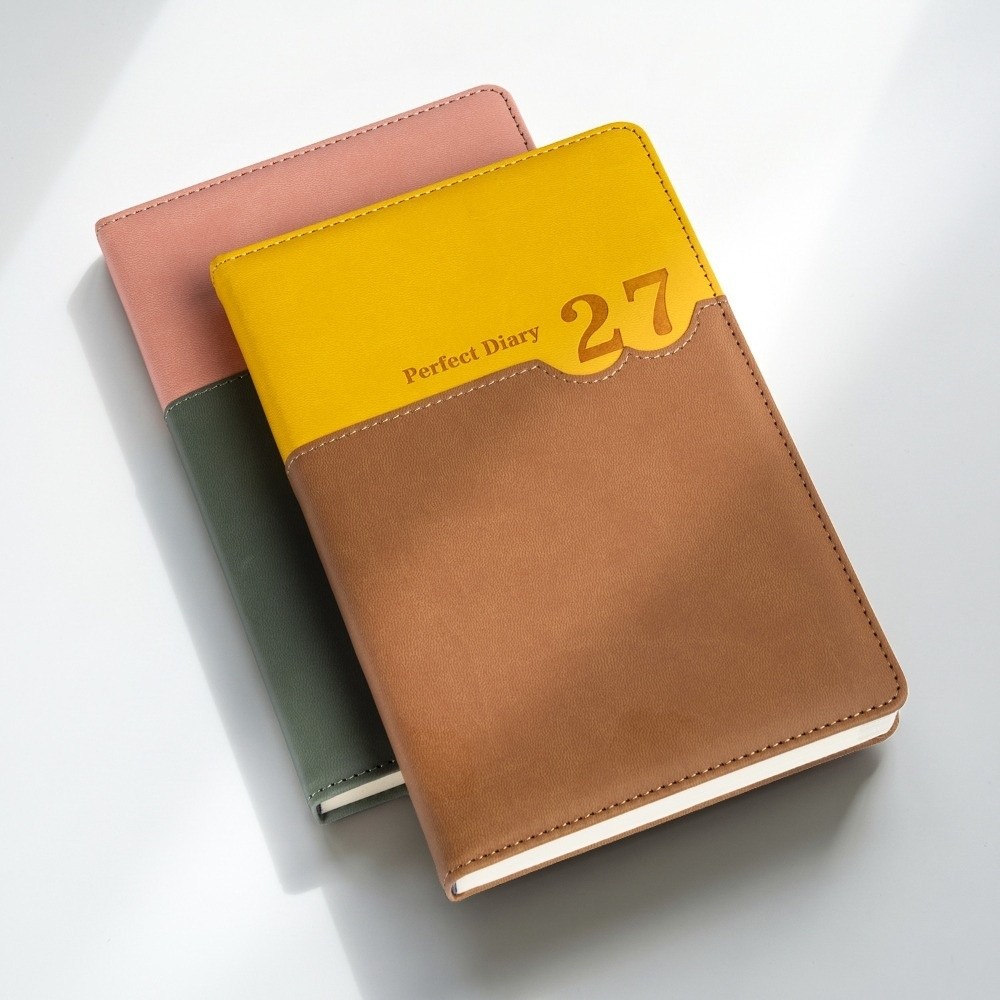 Leather Work Diary Covers - Ofis Çalışma Planlayıcısı 2027 Program Planlayıcısı