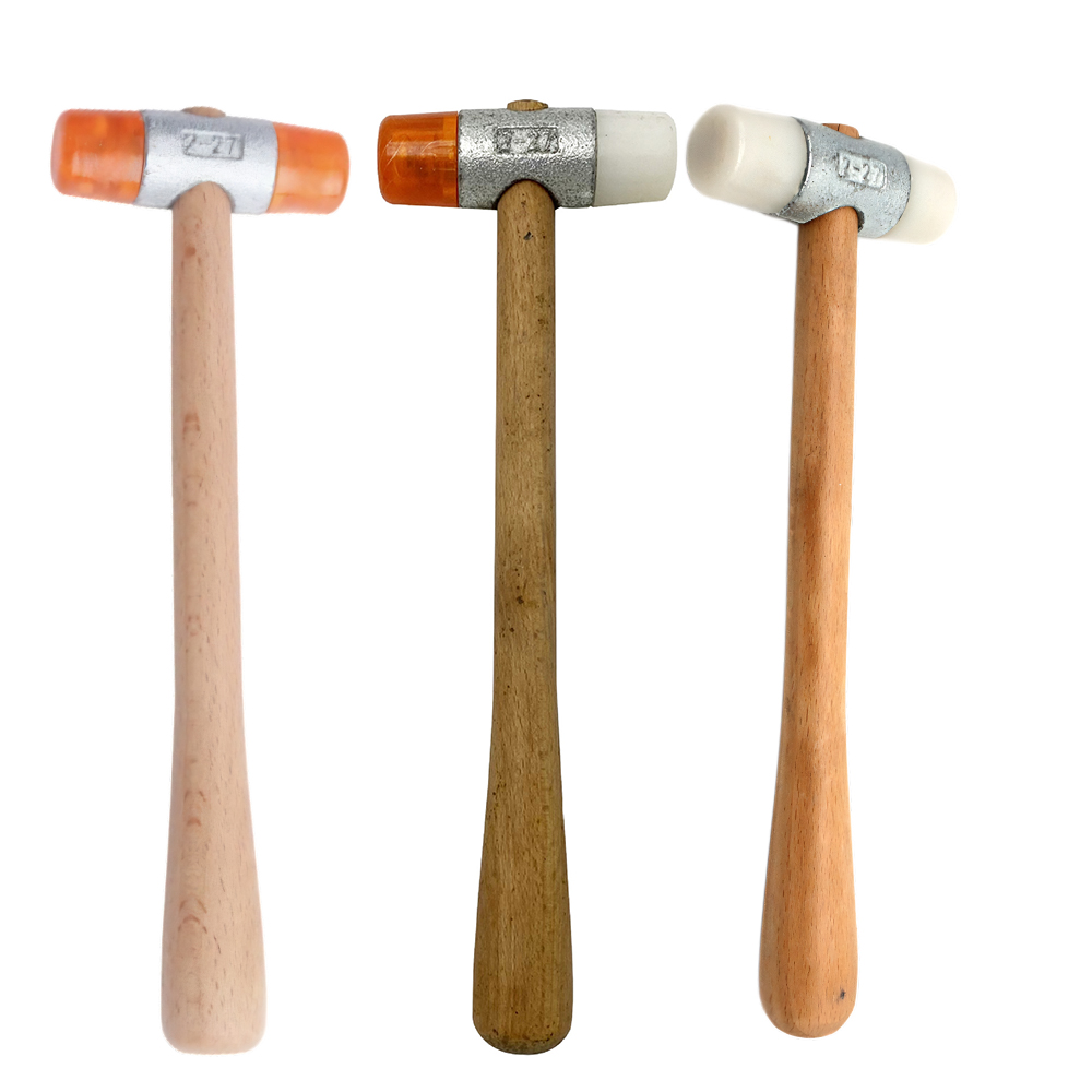Leatherwork Mallet - Çift Yüzlü Naylon Çekiç Ahşap Saplı