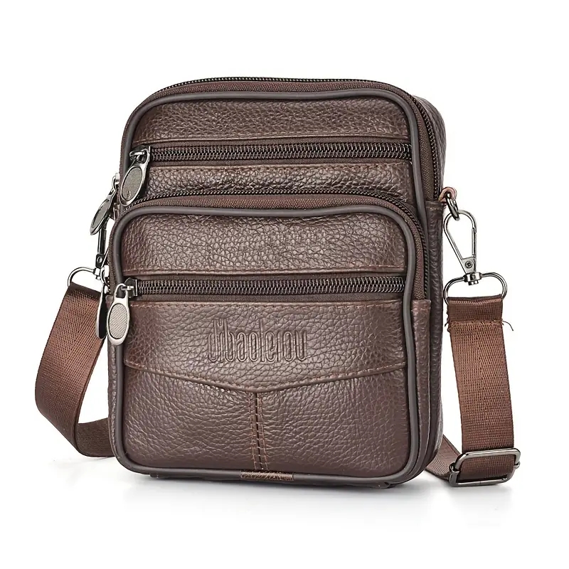 Leather Work Bag Mens - Erkek Yeni Hakiki Deri Crossbody Çanta