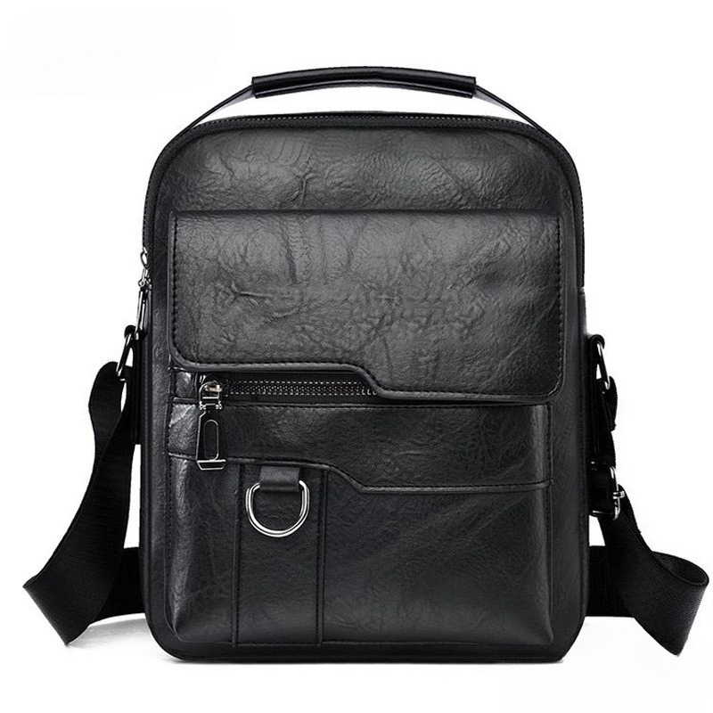 Leather Work Bag Mens - Modaya Uygun Kore Tarzı Erkek Günlük