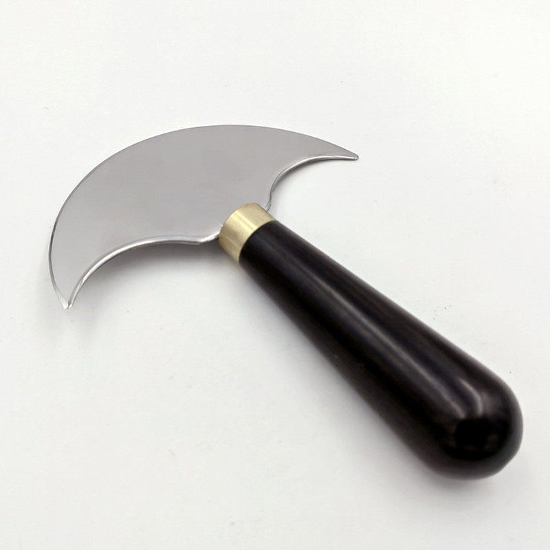 Round Knife Leatherwork - DIY el yapımı deri araçları yarım