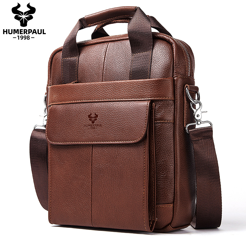 Leather Work Bag Mens - Dayanıklı Hakiki Deri Çanta Erkekler için