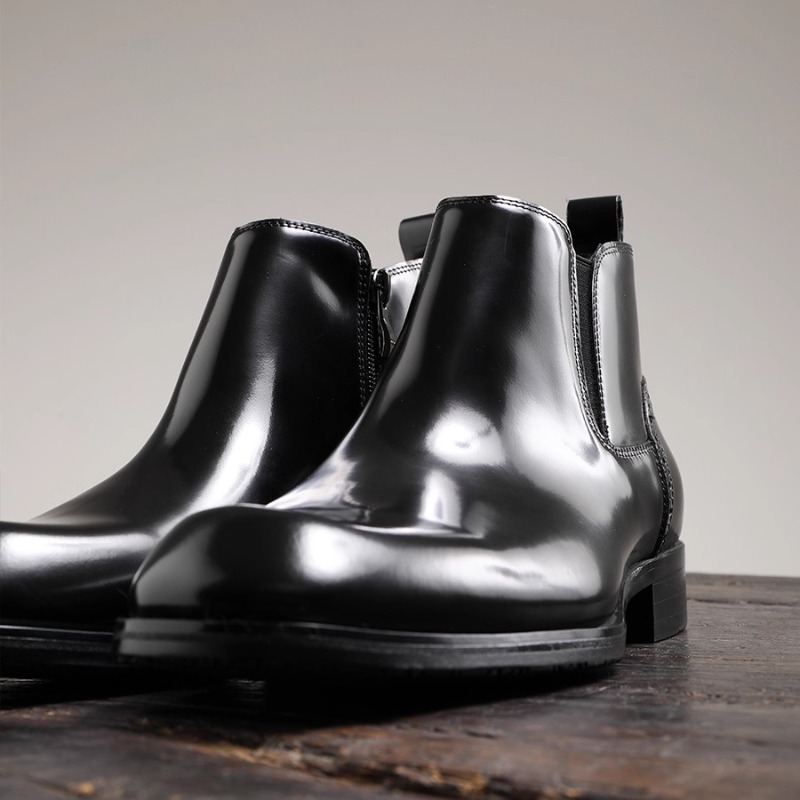 Leather Work Dress - İngiliz Erkek Chelsea Botları İş Ayakkabıları