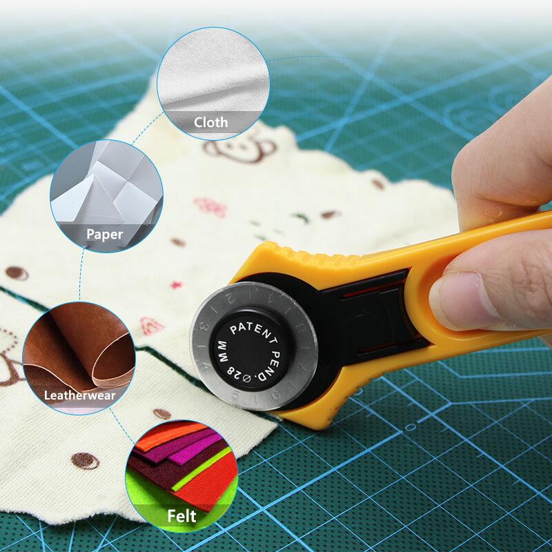 28mm Patchwork Makaralı Tekerl - Round Knife Leatherwork incelemesi ve fiyatı