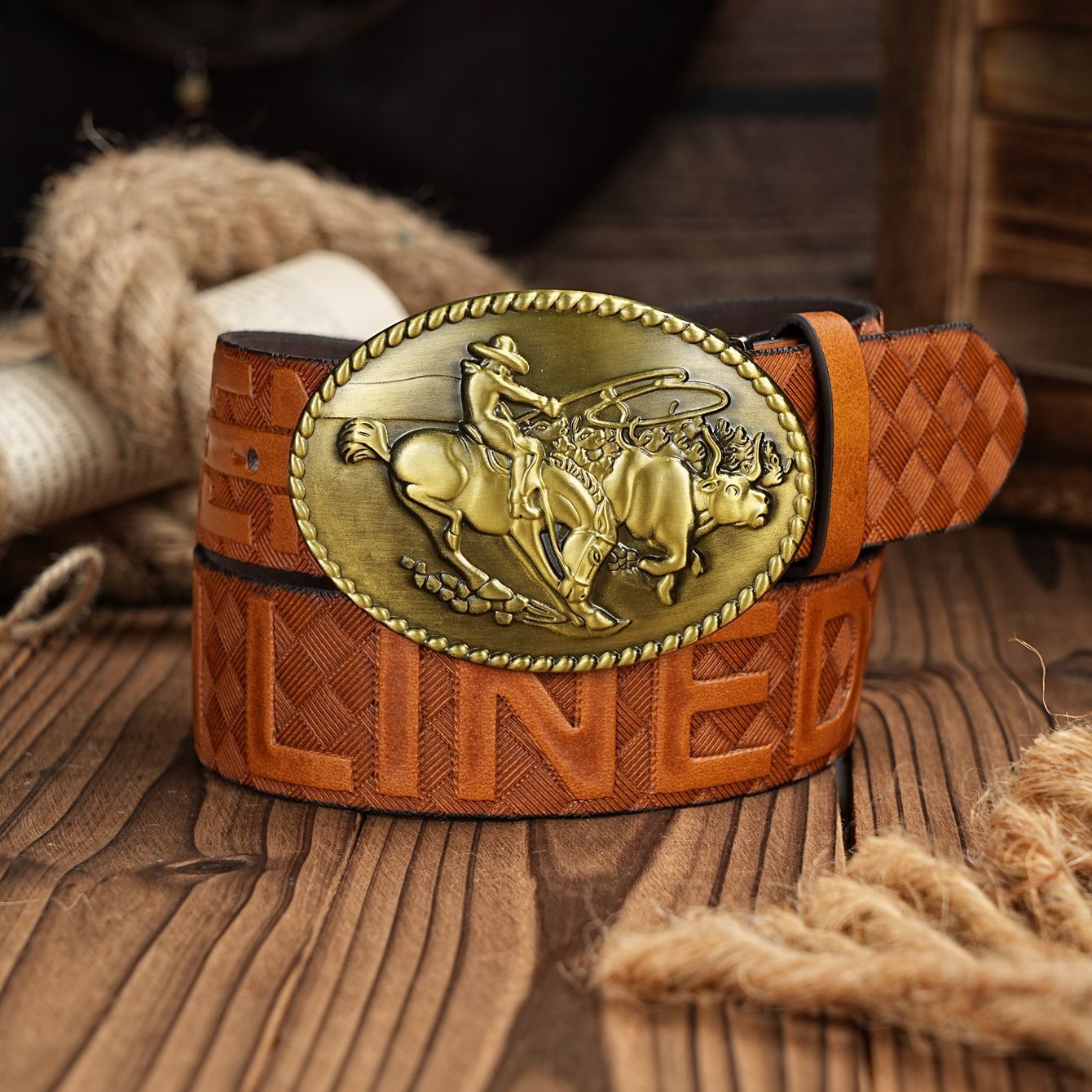 Erkek ve Kadın Günlük Retro Ke - Leather Works Belt incelemesi ve fiyatı