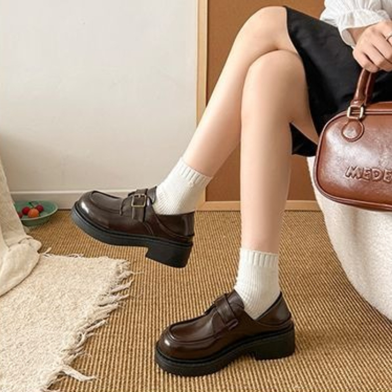 Kahverengi İngiliz Tarzı Deri  - Leather Work Dress incelemesi ve fiyatı