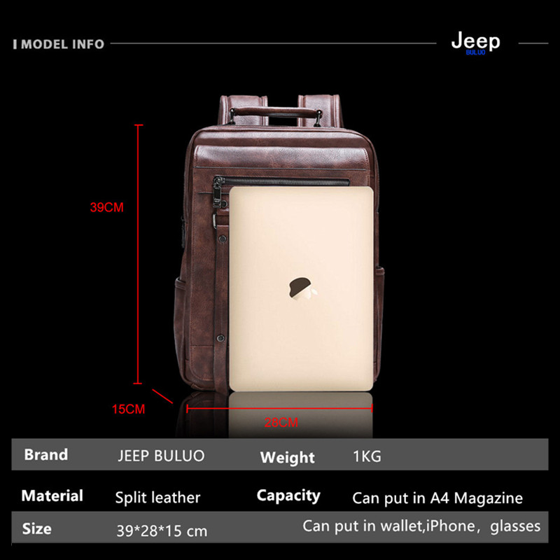 Jeep Buluo Erkek Deri Sırt Çan - Leather Work Rucksack Mens incelemesi ve fiyatı