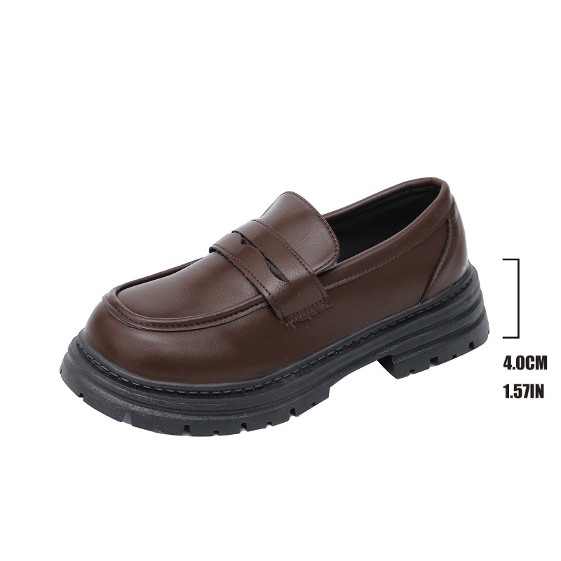 Kadın Kahverengi Deri Loafer'l - Leather Work Dress incelemesi ve fiyatı