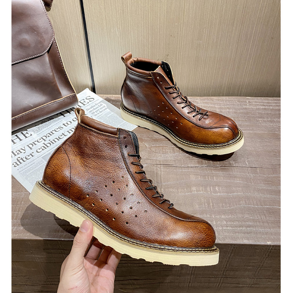 Erkek Hakiki Deri Oymalı Chels - Leather Work Western incelemesi ve fiyatı