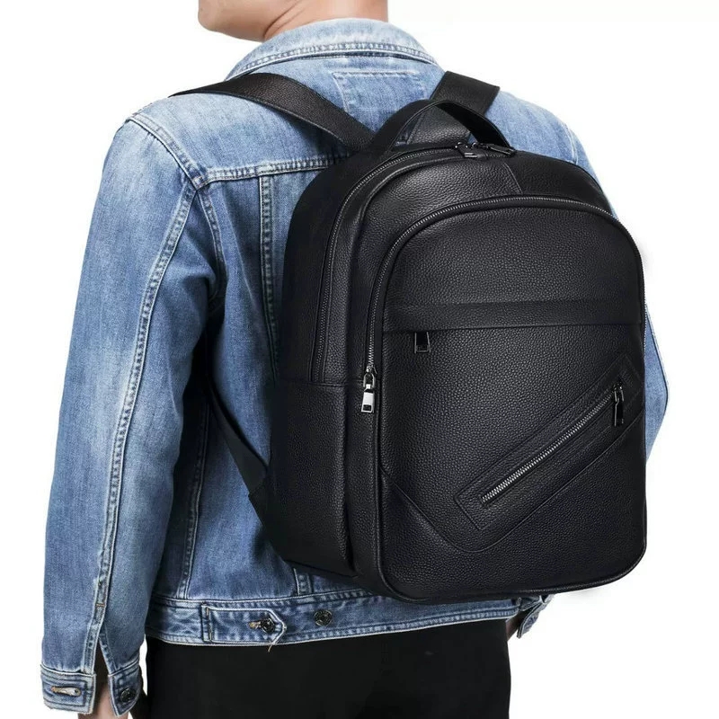 Siyah Hakiki Deri Laptop Sırt  - Leather Work Rucksack Mens incelemesi ve fiyatı