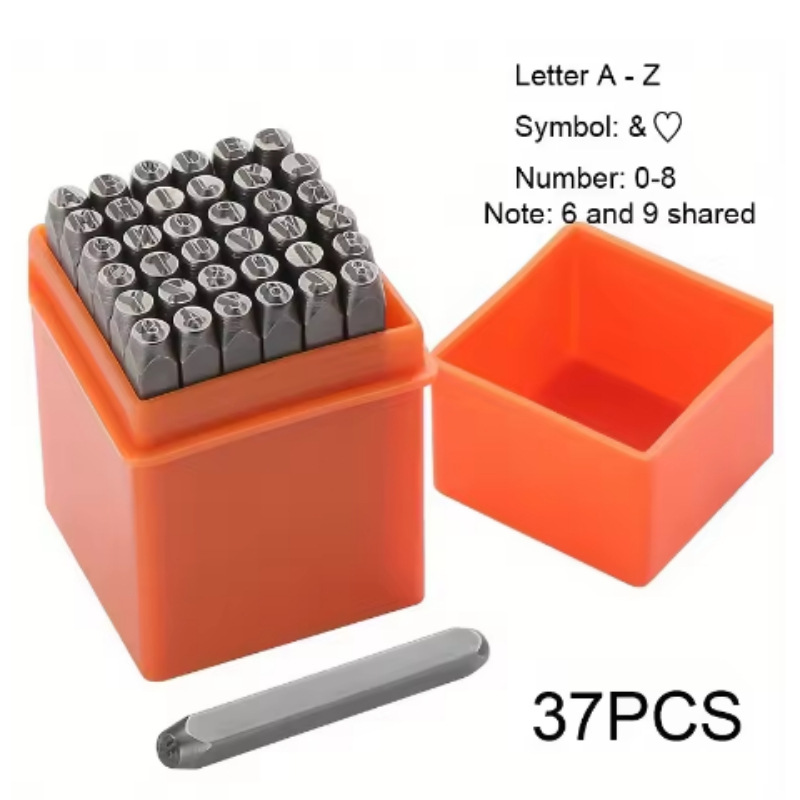 37 Parça 3mm Sayı ve Harf Damg - Leatherwork Jewelry incelemesi ve fiyatı