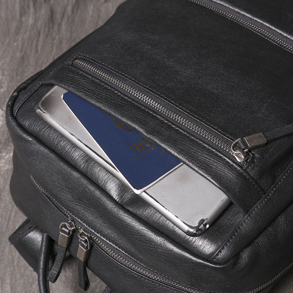 Erkekler İçin Siyah Hakiki Der - Leather Work Rucksack Mens incelemesi ve fiyatı