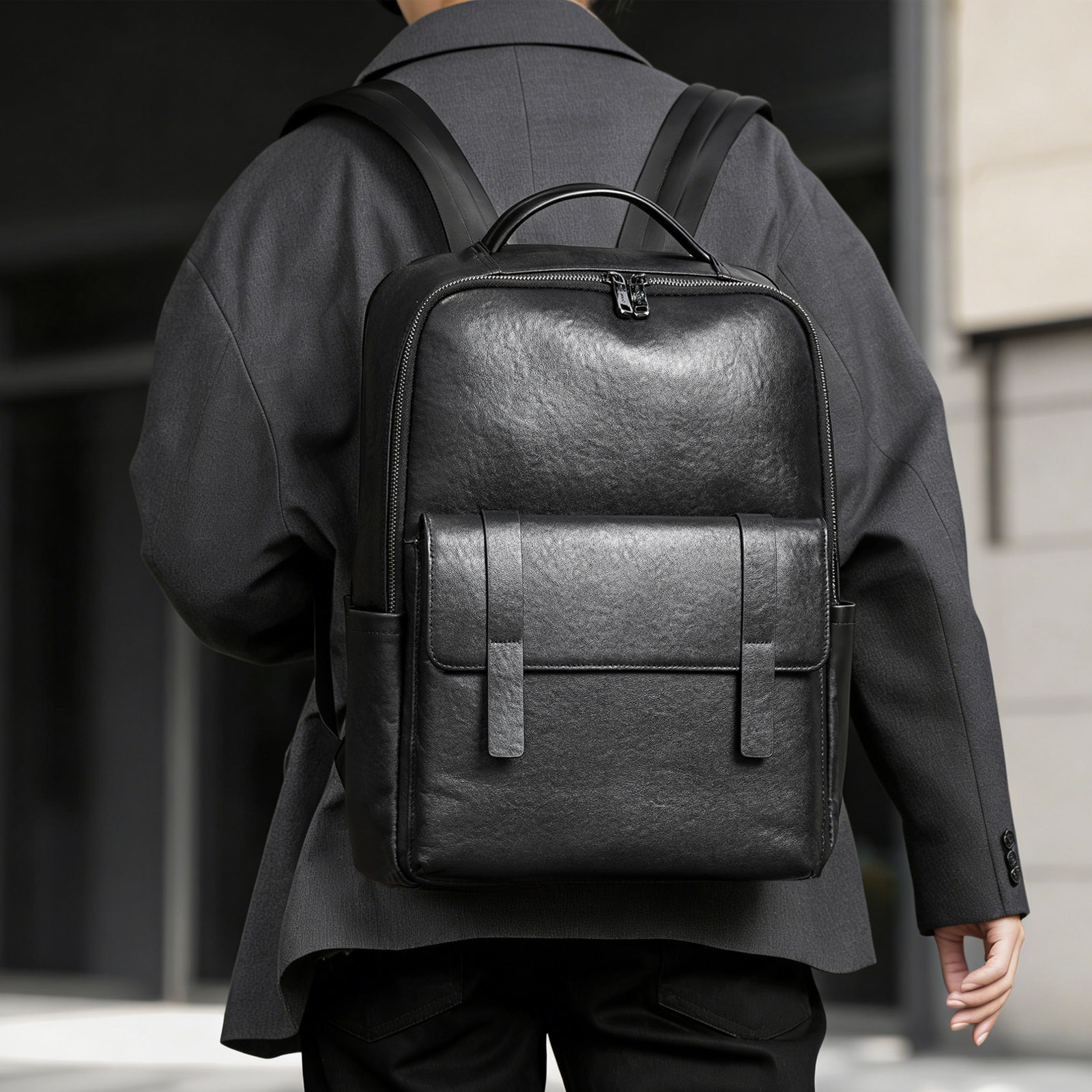 Erkekler için Şık Hakiki Deri  - Leather Work Rucksack Mens incelemesi ve fiyatı