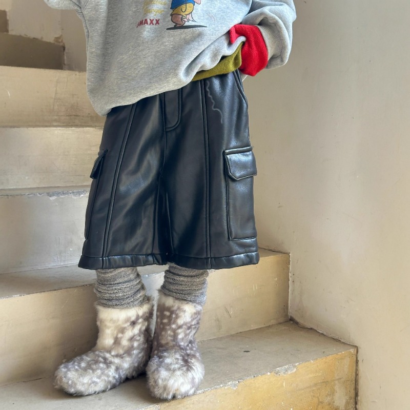 2026 Kış Yeni Kore Çocuk Yumuş - Leather Work For Kids incelemesi ve fiyatı