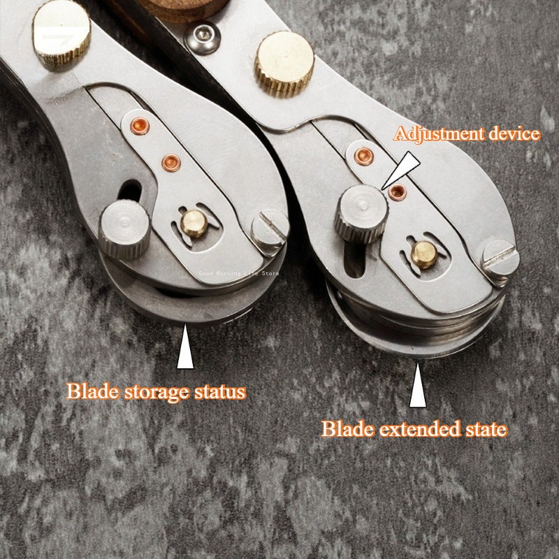 Küçük Metal Rulo Bıçak Paslanm - Round Knife Leatherwork incelemesi ve fiyatı