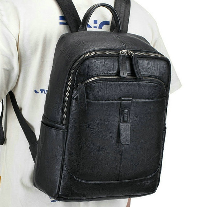 Siyah Erkek Hakiki Deri Sırt Ç - Leather Work Rucksack Mens incelemesi ve fiyatı
