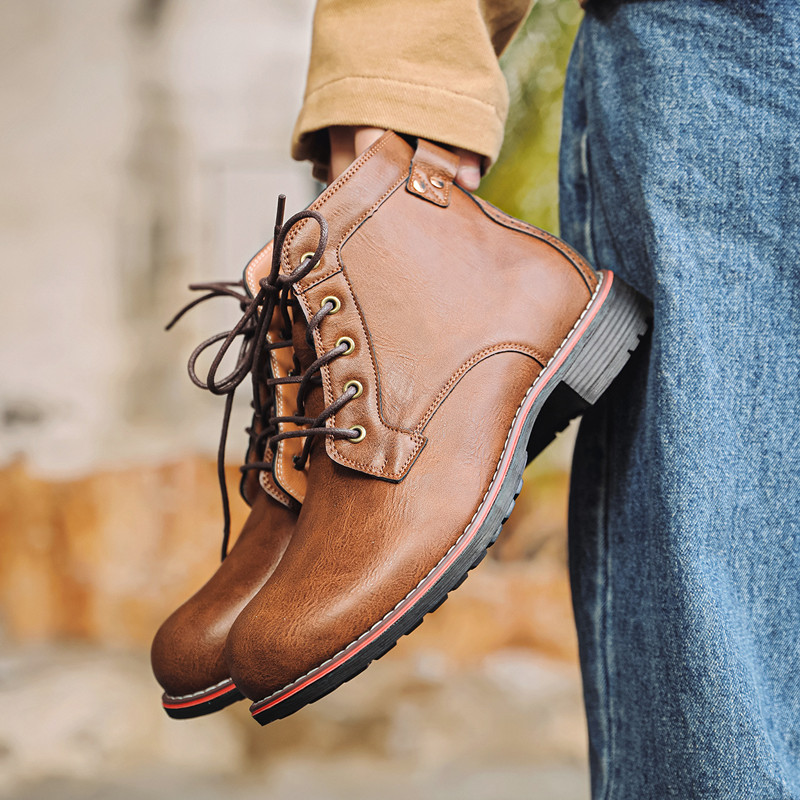 Lüks Retro Yüksek Erkek Deri A - Leather Work Dress incelemesi ve fiyatı