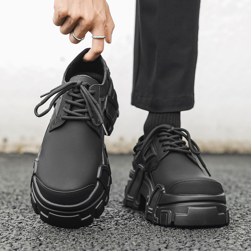 Erkekler platformu için deri a - Leather Work Dress incelemesi ve fiyatı