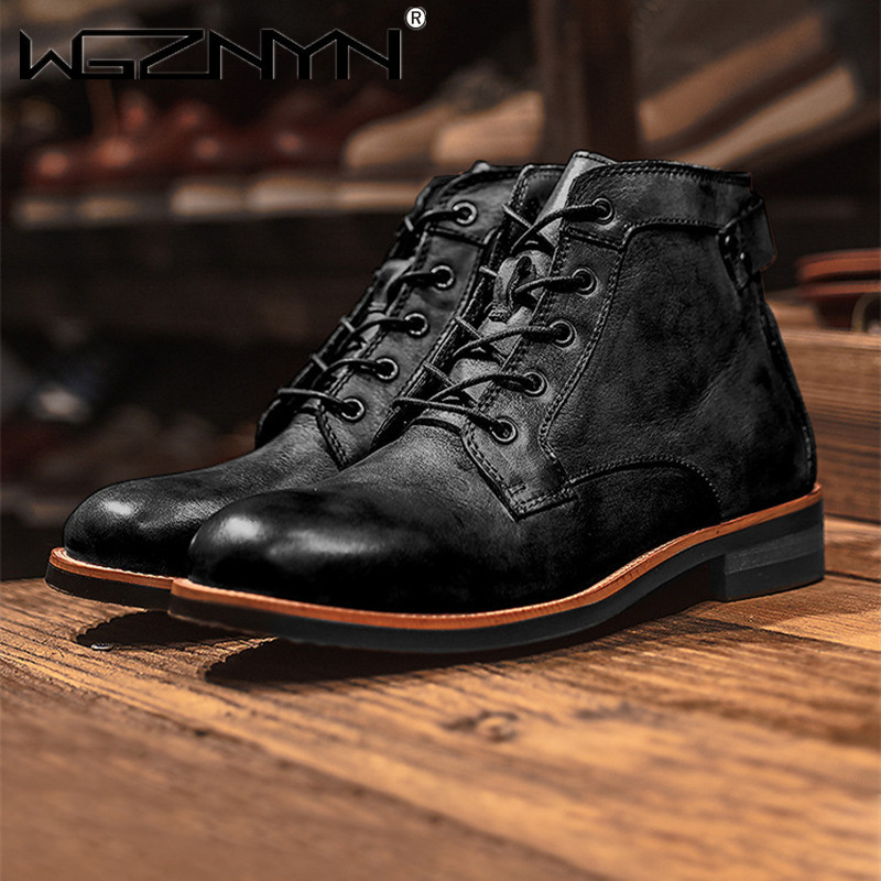 Lüks Retro Yüksek erkek Deri A - Leather Work Dress incelemesi ve fiyatı