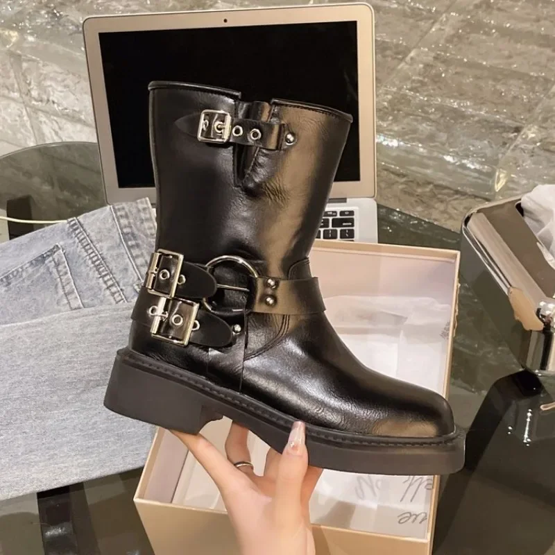 Kadın yarım çizmeler sonbahar  - Leather Work Western incelemesi ve fiyatı