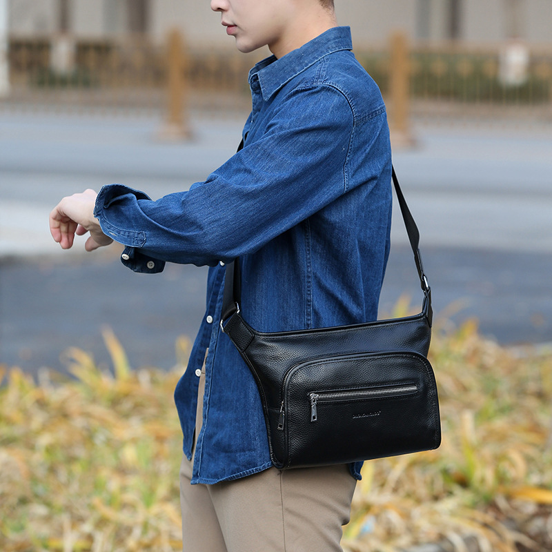 Deri yeni ticari su geçirmez c - Leather Work Bag Mens incelemesi ve fiyatı