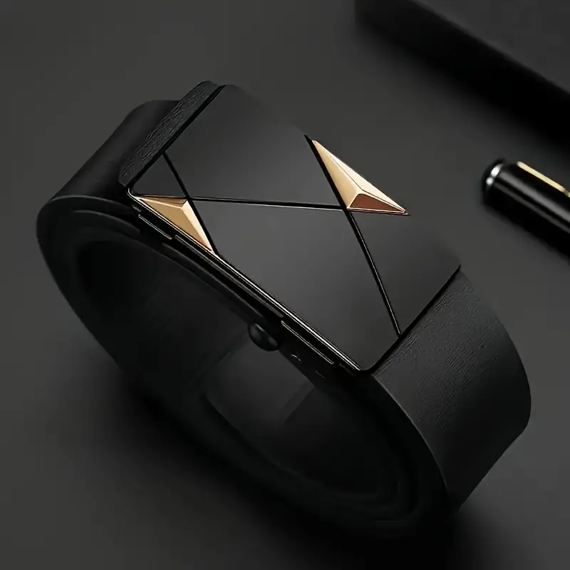 Şık Erkek PU Deri Kemer - Günl - Leather Works Belt incelemesi ve fiyatı