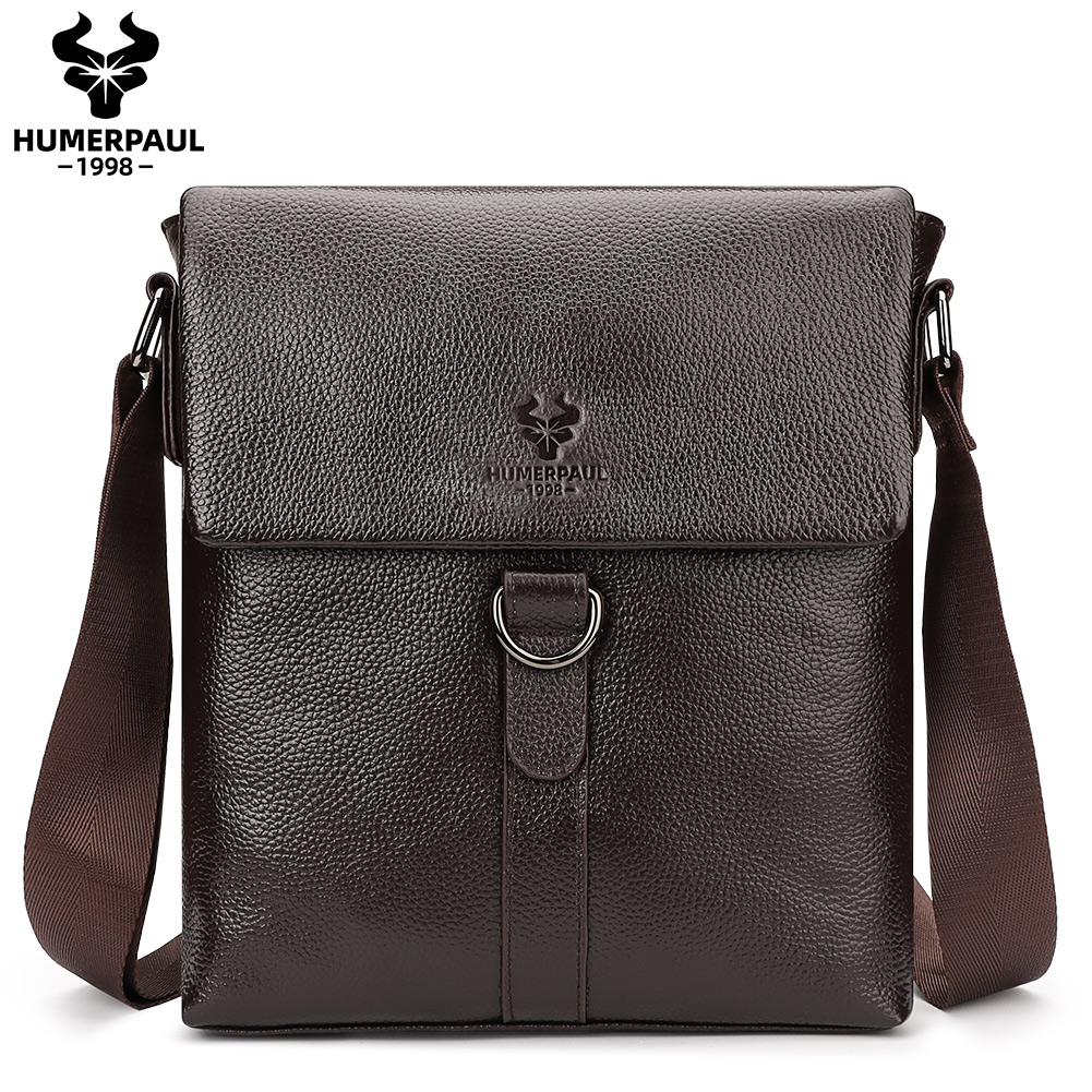 HUMERPAUL 2023 yeni moda erkek - Leather Work Bag Mens incelemesi ve fiyatı
