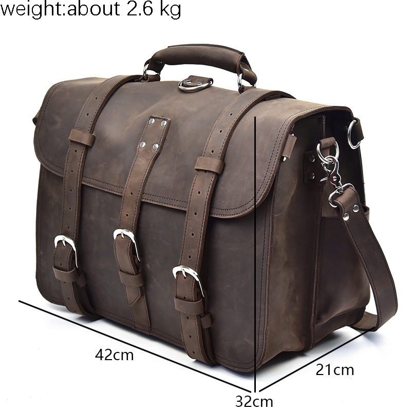 Erkekler kalın çılgın at deri  - Leather Work Rucksack Mens incelemesi ve fiyatı