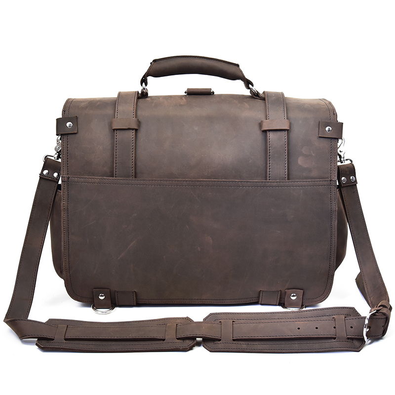 Erkekler kalın çılgın at deri  - Leather Work Rucksack Mens incelemesi ve fiyatı