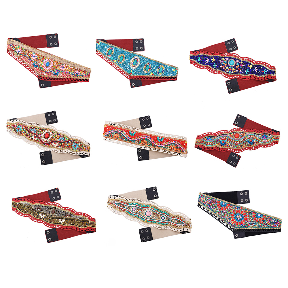 Renkli Pirinç Boncuk Bel Kemer - Leatherwork Jewelry incelemesi ve fiyatı